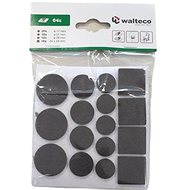 Set of felt pads, self-adhesive, white, 42 pcs - Adhesive Mount