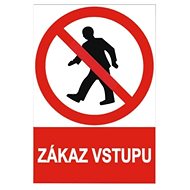 Security Sign - Plastic A4 No Entry - Sign