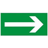 Supplementary Board - Plastic  Direction to the Exit, 300 x 150mm - Sign