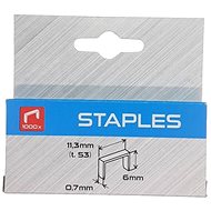 Staples in a Box, 6mm, 1000 pcs - Heavy-Duty Staples