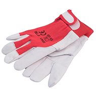 Mechanic gloves 10" cotton/leather - Work Gloves