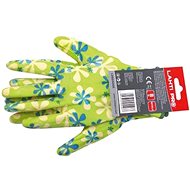 Gloves NITRIL, green, size 9, LAHTI PRO, head card - Work Gloves