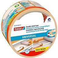 Carpet tape double-sided adhesive tape 56170, 5 m x 50 mm, white - Double-sided tape