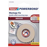Mounting tape double-sided adhesive foam 55740, internal, 1.5 m x 19 mm - Double-sided tape