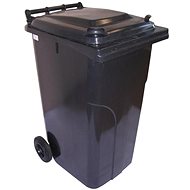Popelnice plastová, 240 l, černá - Bin