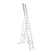 ALVE 7608 3-part ladder, 5.13 m, 8 rungs - Ladder