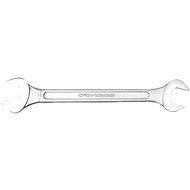 Open end wrench 14 x 15 mm, CrV - Flat Wrench