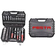 FESTA Gola set, 94 pcs, 1/4" + 1/2", plastic case, CrV - Socket Wrench Set