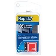 RAPID steel INOX, 53/8 mm, blister - pack 1080 pcs - Heavy-Duty Staples