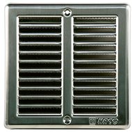 Ventilation Grille with Mesh VM, 250 x 250mm, Stainless-steel 0708 - Ventilation Grille