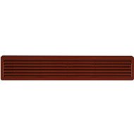 Door Ventilation Grille VMD, 500 x 90mm, 2 pcs, Brown 0202 - Ventilation Grille