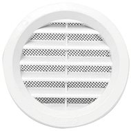 Round Ventilation Grille with Mesh VM, O 75mm, White 0411 - Ventilation Grille