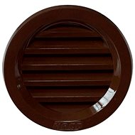 Round Ventilation Grille with Mesh VM, O 75mm, Brown 0412 - Ventilation Grille