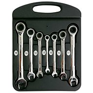 Ratchet wrenches 7 pcs, 8 - 19 mm, CrV - Ratchet Wrench Set
