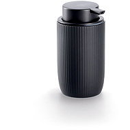 ZELLER Soap dispenser black ceramic 7,7 × 14,4 cm - Soap Dispenser