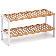 Zeller Shoe rack with 2 shelves, bamboo - Shoe Rack