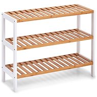 Zeller Shoe rack with 3 shelves, bamboo - Shoe Rack