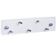 Zeller Key rack, 5 hooks, glass/stainless steel - Key Holder