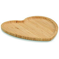 ZELLER Serving board Heart, bamboo 27 × 25 cm - Serving Board