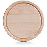 Zeller Round Beechwood Chopping Board, 25cm Diameter - Cutting Board