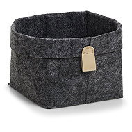 ZELLER Felt storage box 16 × 16 × 17 cm, anthracite - Storage Box