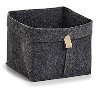 ZELLER Felt storage box 24 × 24 × 25 cm, anthracite - Storage Box