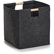 ZELLER Felt storage box 30 × 30 × 35 cm, anthracite - Storage Box