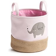 ZELLER Children's storage box elephant motif, pink 30 × 29 cm - Storage Box