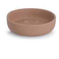 ZELLER Ceramic soap dish mocha colour 11 × 3,3 cm - Soap Dish