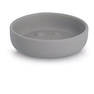 ZELLER Ceramic soap dish grey 11 × 3,3 cm - Soap Dish
