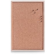 ZELLER Cork board, double-sided 30 × 40 cm - Notice-board