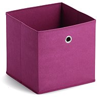 ZELLER Textile storage box, 28 × 28 × 28 cm, purple - Storage Box