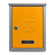 ZEMINI Post box 36.5×26×8cm, yellow - Mailbox