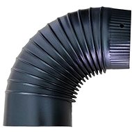 ELEMENTS Flue elbow 90°, diameter 150 mm, enamel - black - Flue Pipe