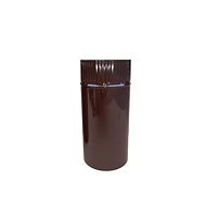 EARTH, flue pipe diameter 150 mm, enamel brown, 0,25 m - Flue Pipe