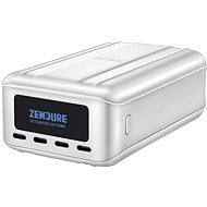 Zendure SuperTank Pro 27000mAh 100W Power Bank with 4x USB-C, OLED Screen (Silver) - Power Bank