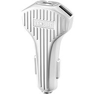 Zendure 3 PORT Car Charger with QC Silver - Car Charger