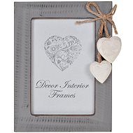 ZEP with Grey Hearts - Photo Frame