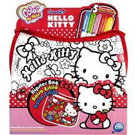  Color Me Mine purse over her shoulder, "Hello Kitty"  - Kids' Handbag