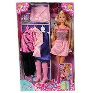 Panenka Steffi Chic Selection  - fialové šaty - Doll