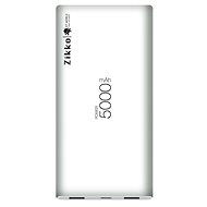 Zikko 5000mAh external battery Lightning & micro USB - White - Power Bank