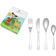 Zilverstad Set of children's cutlery, Forest animals, 4 pcs - Children's Cutlery