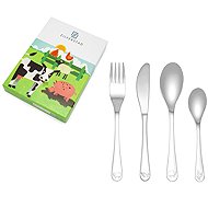 Zilverstad Set of children's cutlery, Farm animals, 4 pcs - Children's Cutlery