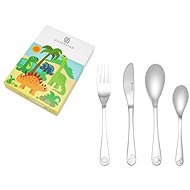 Zilverstad Set of children's cutlery, Dinosaurs, 4 pcs - Children's Cutlery