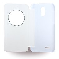 Zopo Mobile flip Leather Case S-view for ZP951 / ZP550 Speed ??7 / 7C White - Phone Case