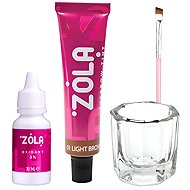 ZOLA Eyebrow colouring kit, light brown - Eyebrow Colour