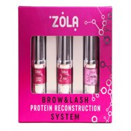 ZOLA Eyelash and Brow Lamination Kit Protein Reconstruction System - Cosmetic Set