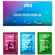 ZOLA Classic System colour Lab eyelash and eyebrow lamination kit in sachets, 3 × 1 ml - Eyelash Serum