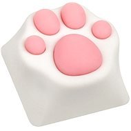 ZOMOPLUS ABS Keycap Cat paw - white/pink - Pótbillentyű