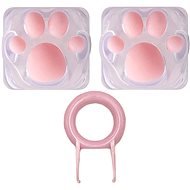 ZOMOPLUS Aluminium Keycap Cat paw - white/pink - Pótbillentyű